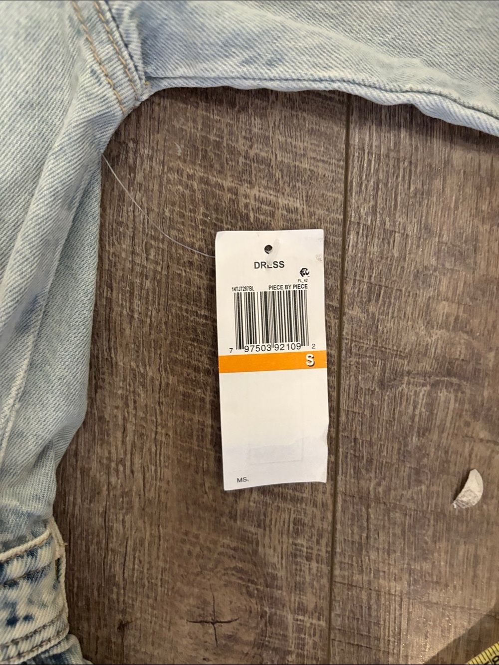 Blank NYC Long Sleeve Denim Midi Dress - Picture 6 of 6